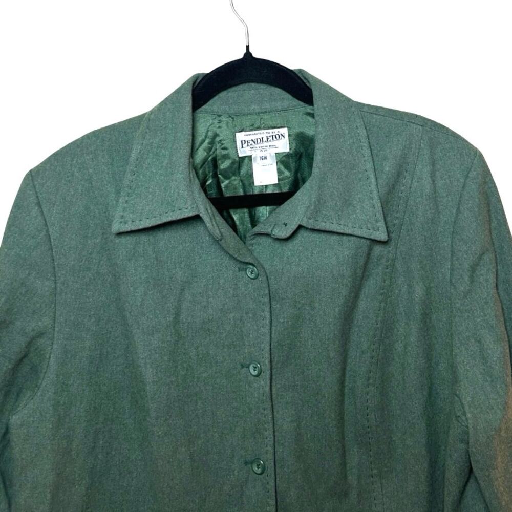 Pendleton Women’s 100% Wool Lightweight Jacket Li… - image 3